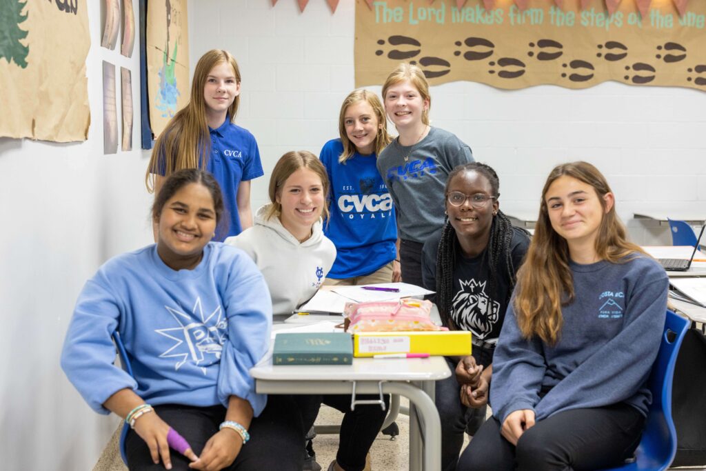 group of girls smiling