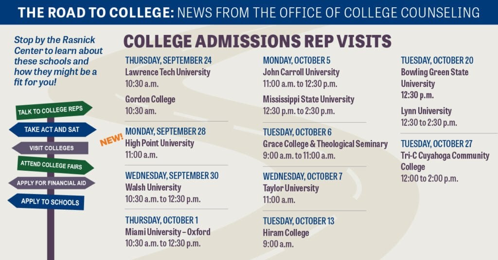 Road to College 9.24